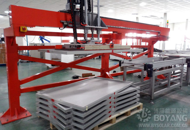 光伏組件生產線-自動下料移栽機