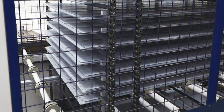 光伏組件制造設備-緩存堆棧機